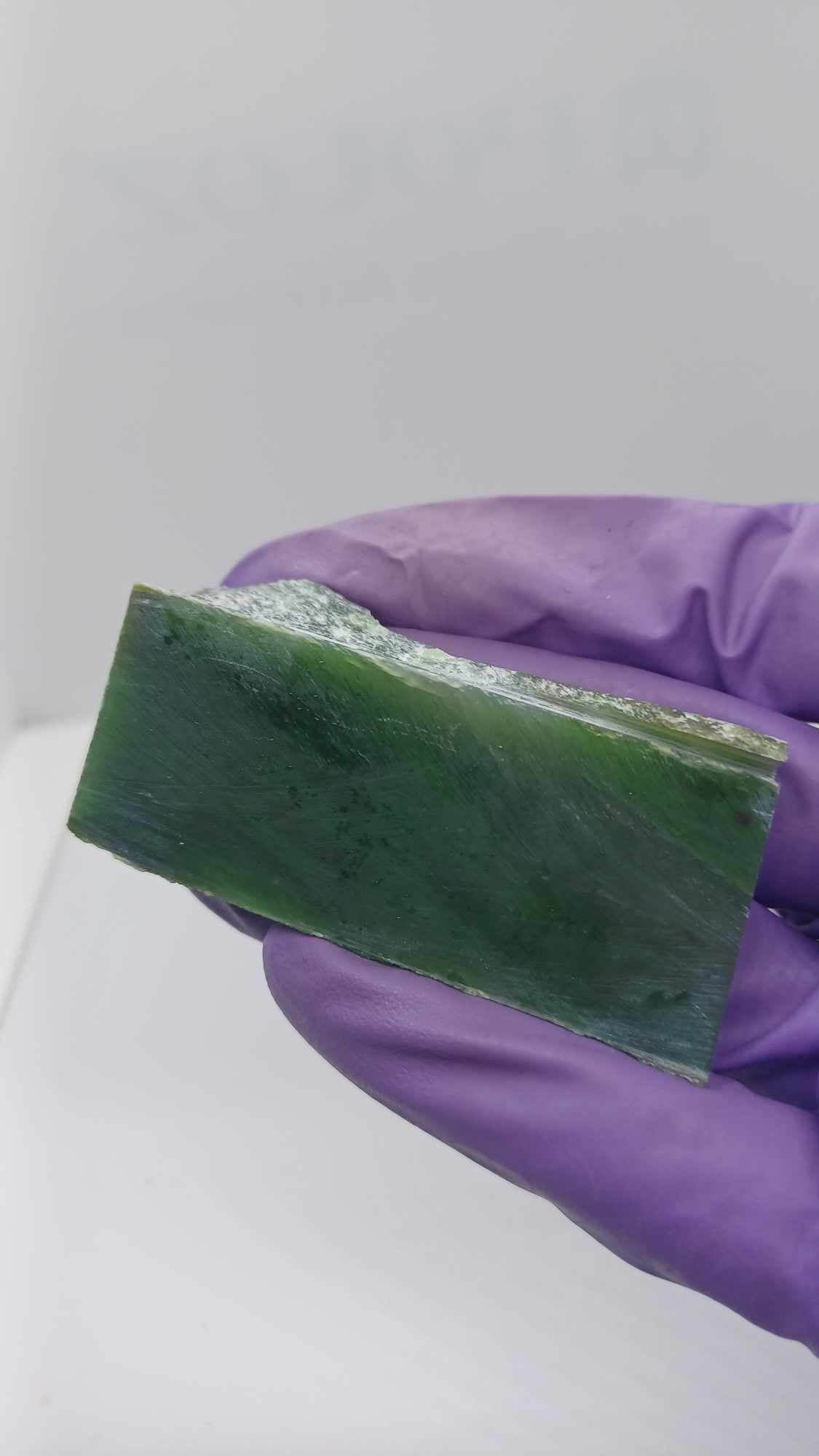 BC Nephrite Jade - 64g - Grade A - Incredible Color