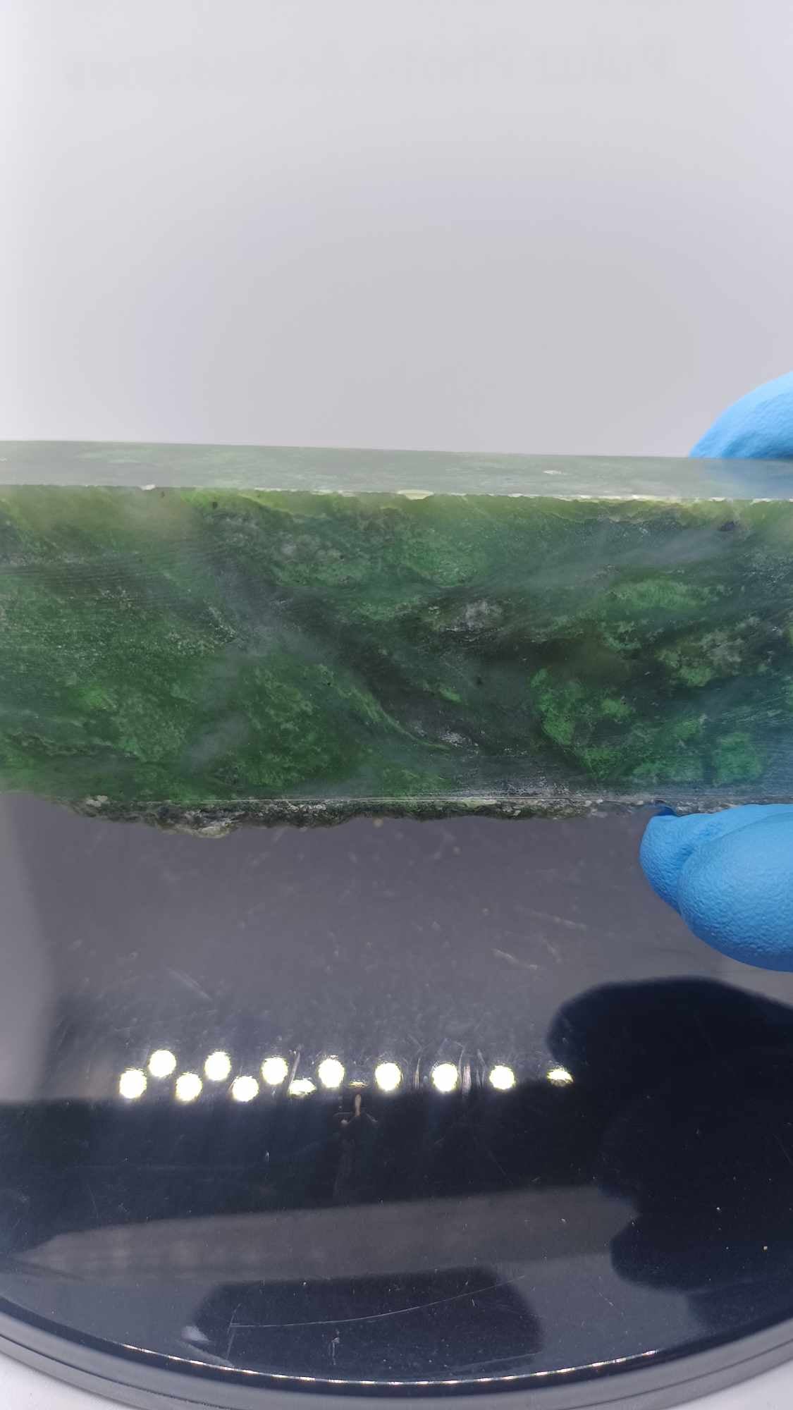 BC Nephrite Jade - 197g - Grade A - Chromium Loaded