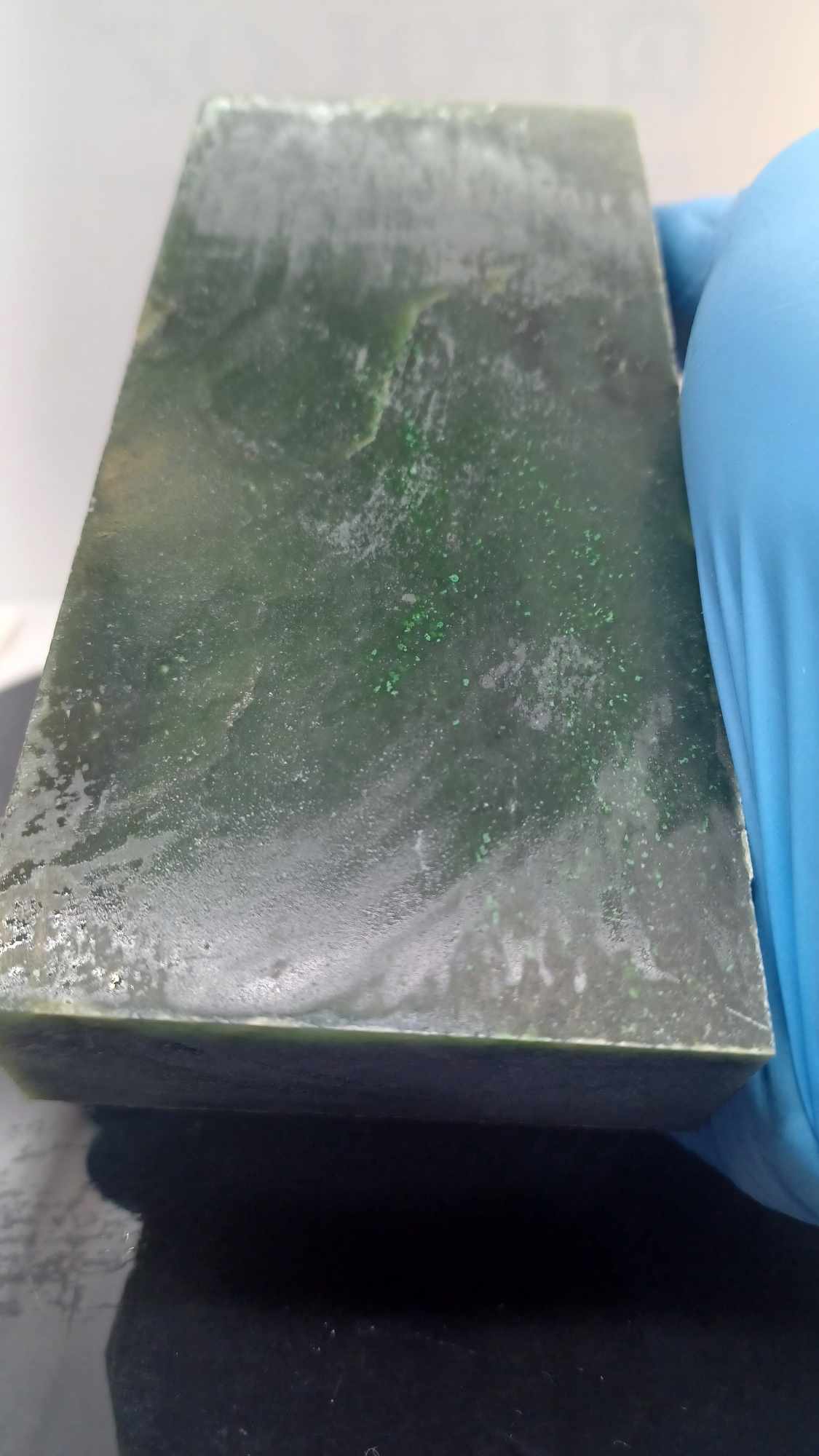 British Columbia Canada Nephrite Jade in the Rough Chromium Loaded