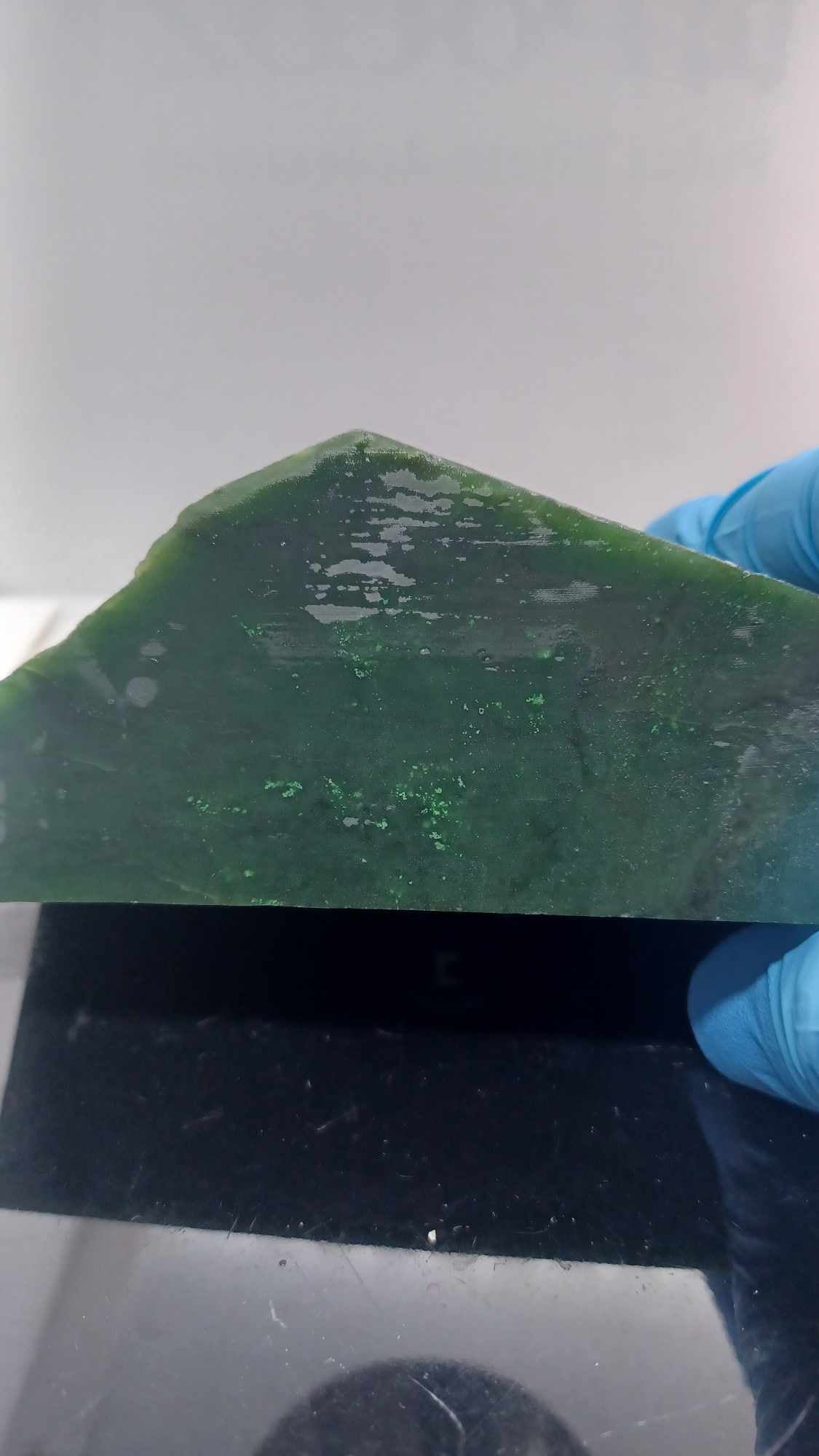 BC Nephrite Jade - 693g - Grade-B+ - Loaded with Chromium Dots