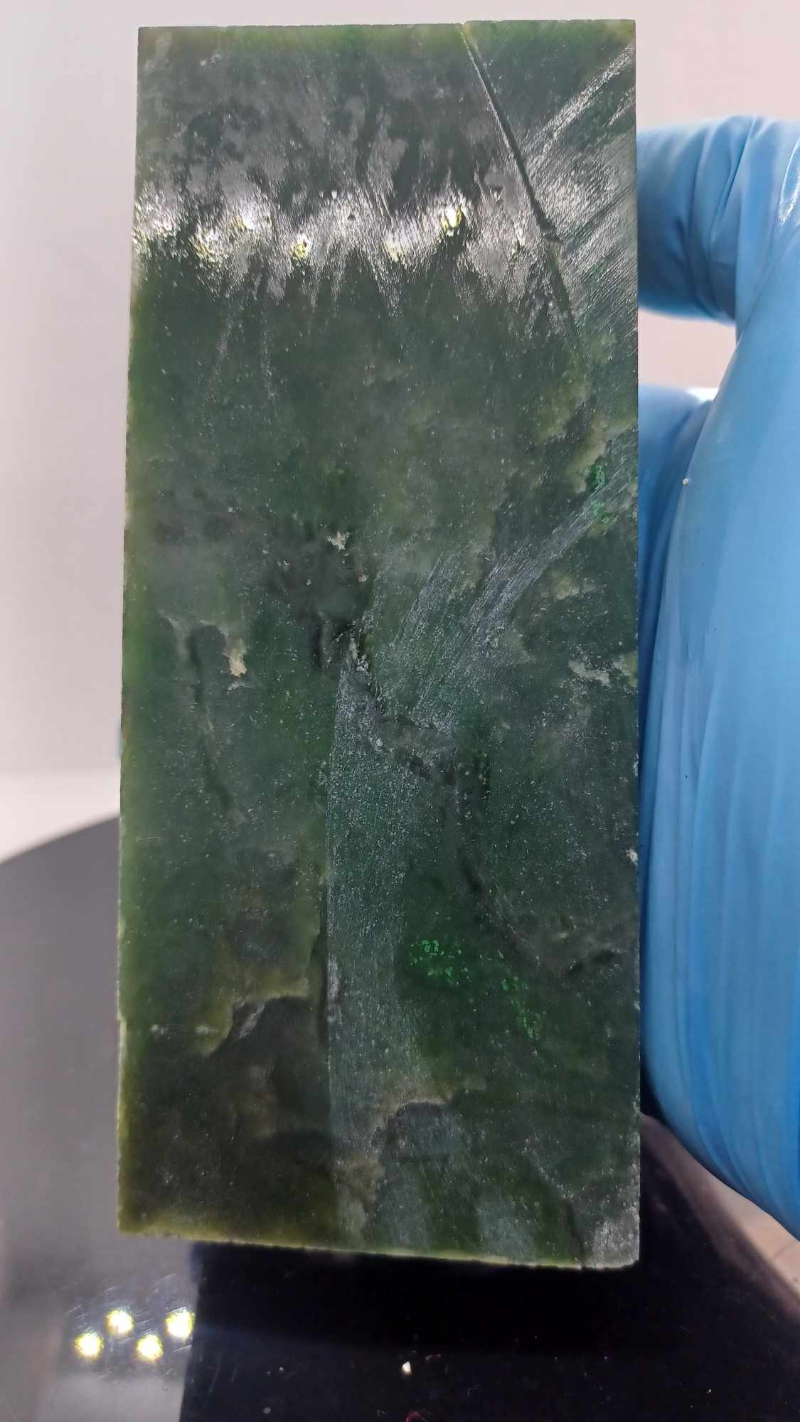 BC Nephrite Jade - 693g - Grade-B+ - Loaded with Chromium Dots