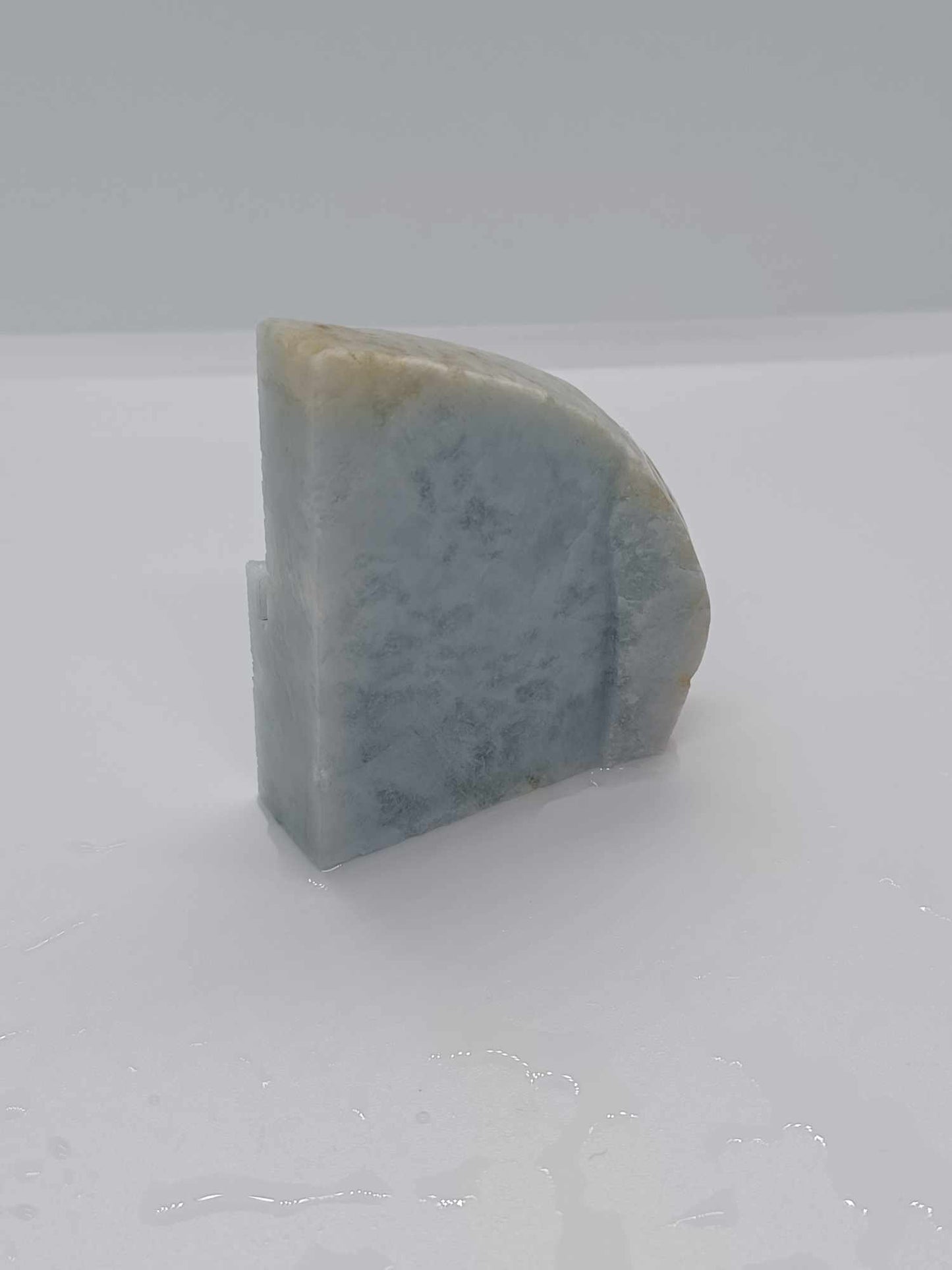 Ice Blue Marble Jadeite - 69g - "HIGH TRANSLUCENCY"