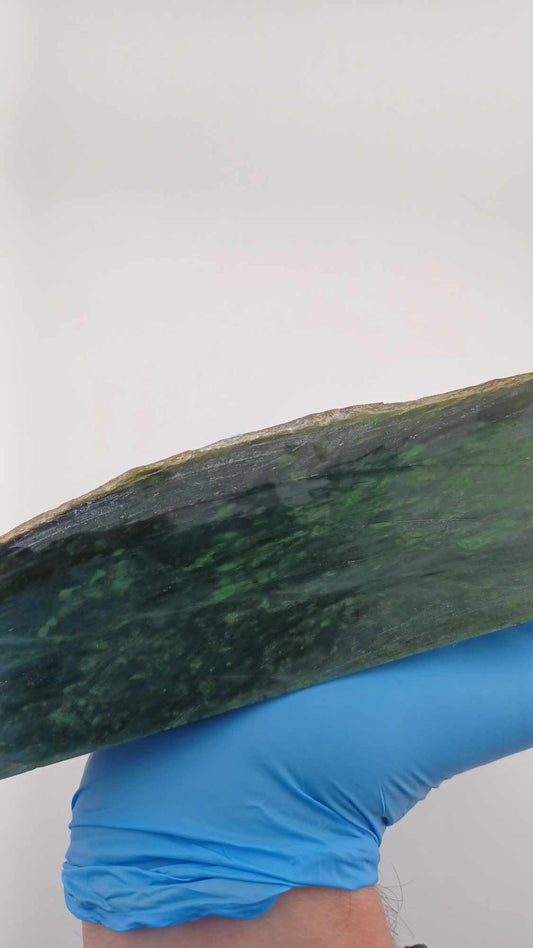 Large Indonesian Nephrite Jade Slab - 1.6kg - Grade B+