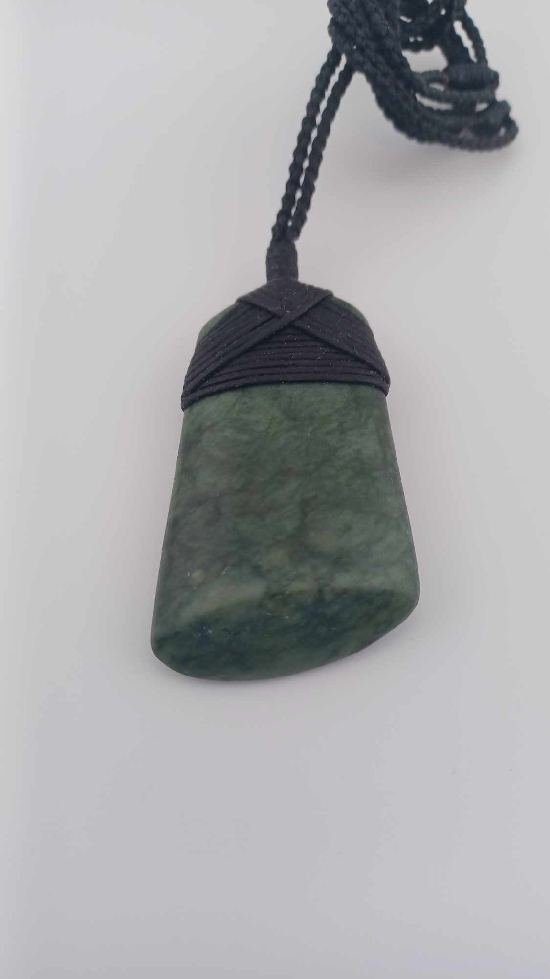 New Zealand Pounamu Jade Toki/Adze Pendant Necklace - 53mm