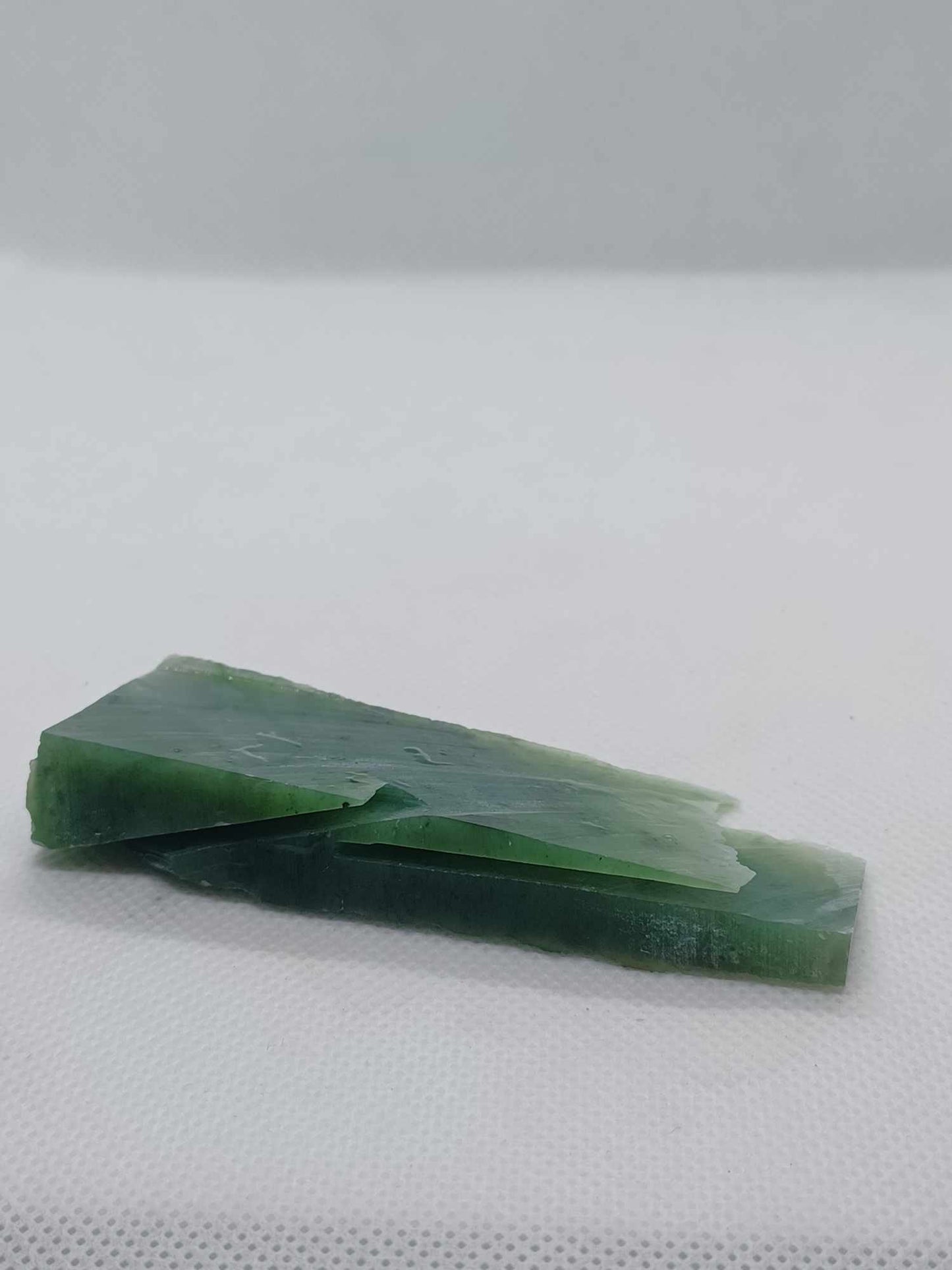 BC Nephrite Jade Specimen - 43g - Thin Cut