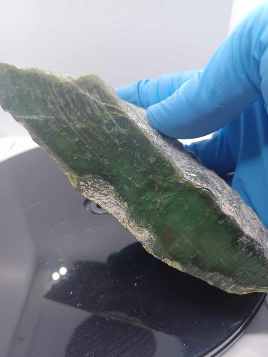 Polar British Columbia Nephrite Jade Slab - 325g - Grade B