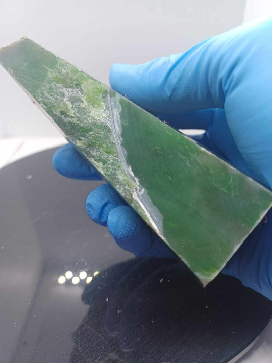 Polar BC Nephrite Jade Slab - 281g - Grade B