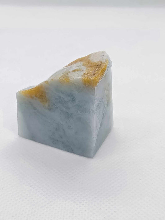 Ice Blue Marble Jadeite - 60g - "High Translucency"