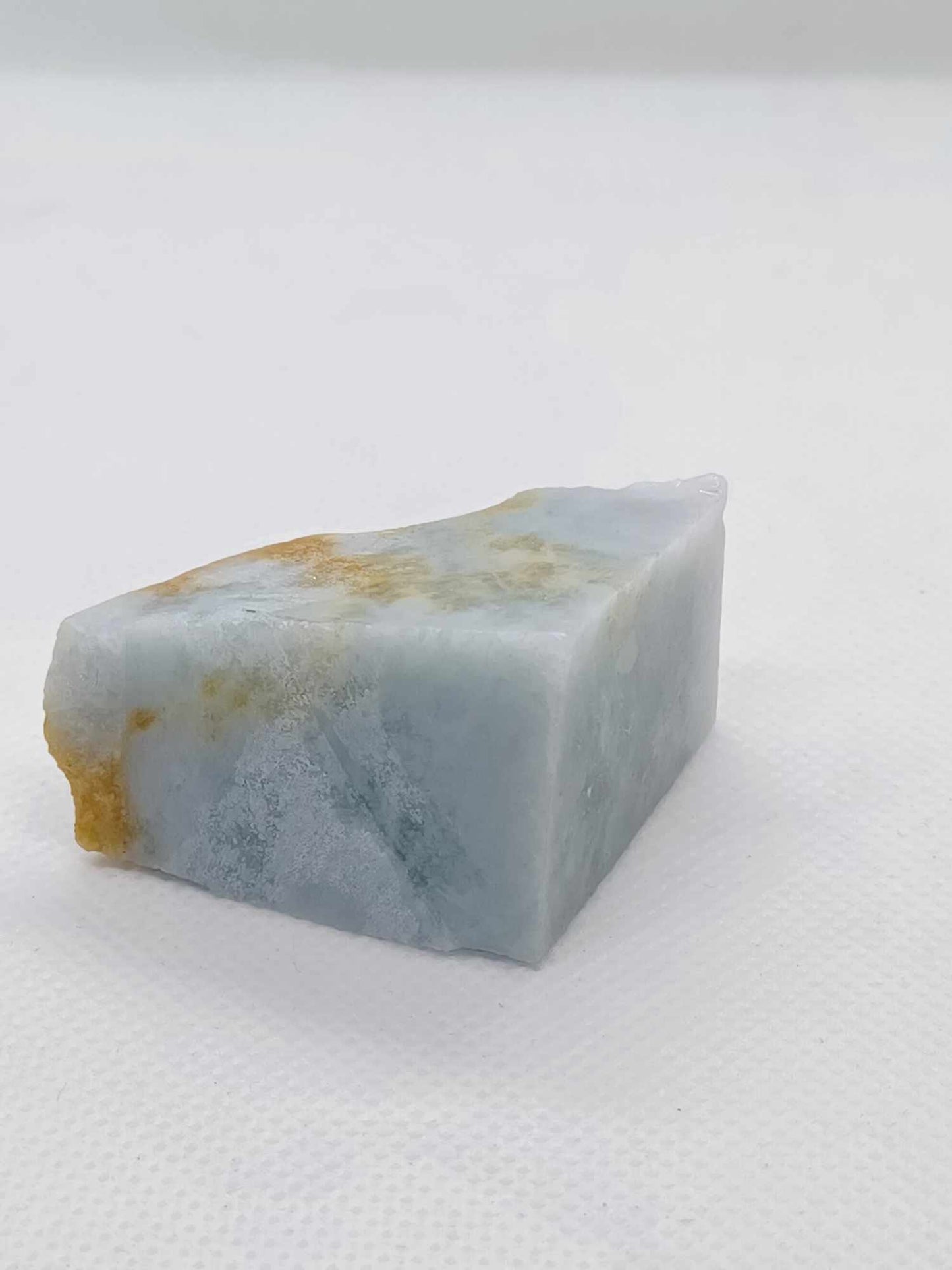 Ice Blue Marble Jadeite - 60g - "High Translucency"