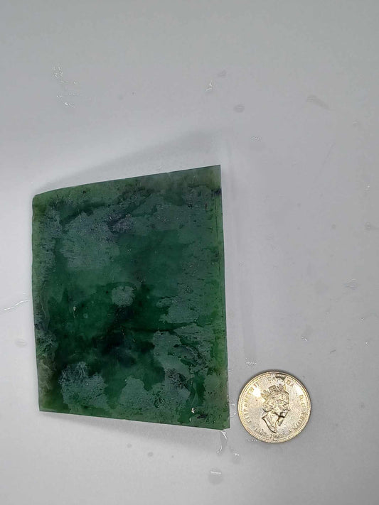 BC Nephrite Jade Slab - 171g - "High-Translucency"