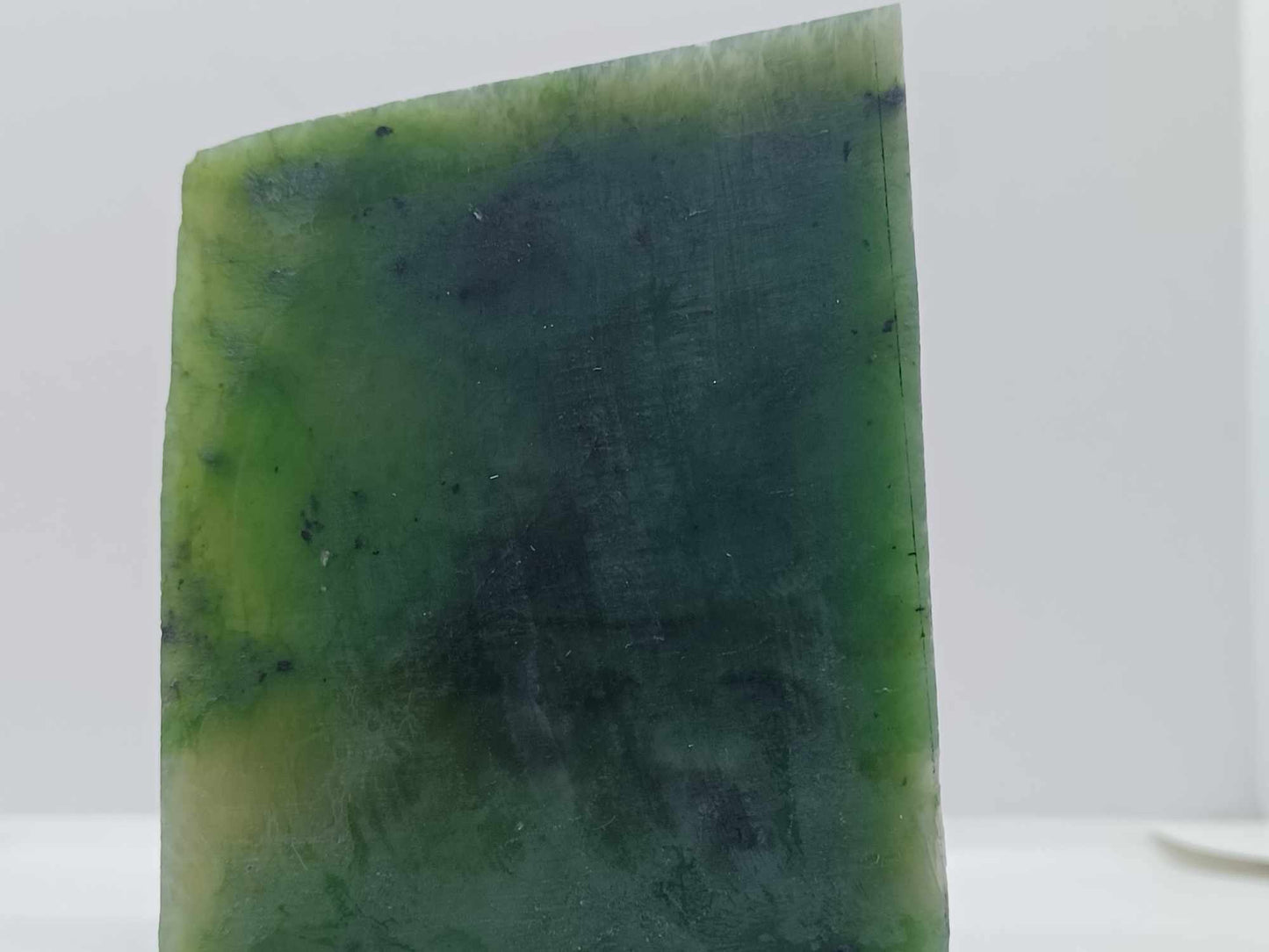 BC Nephrite Jade Slab - 171g - "High-Translucency"