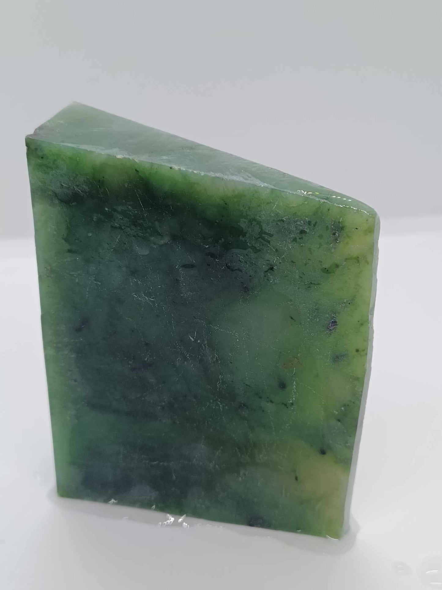 BC Nephrite Jade Slab - 171g - "High-Translucency"