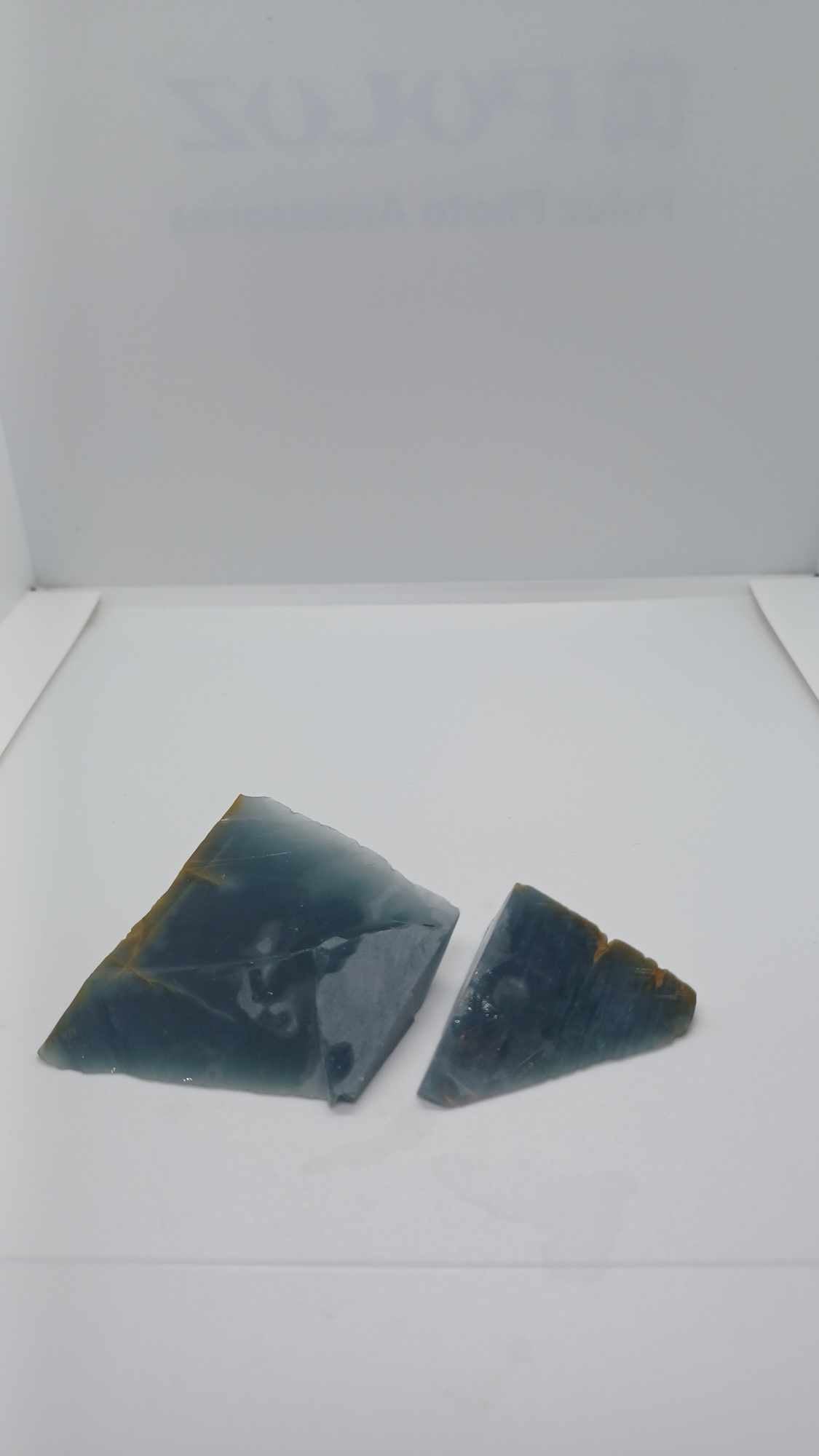 Dark Blue Jadeite - Two piece 59g - HIGH Translucency