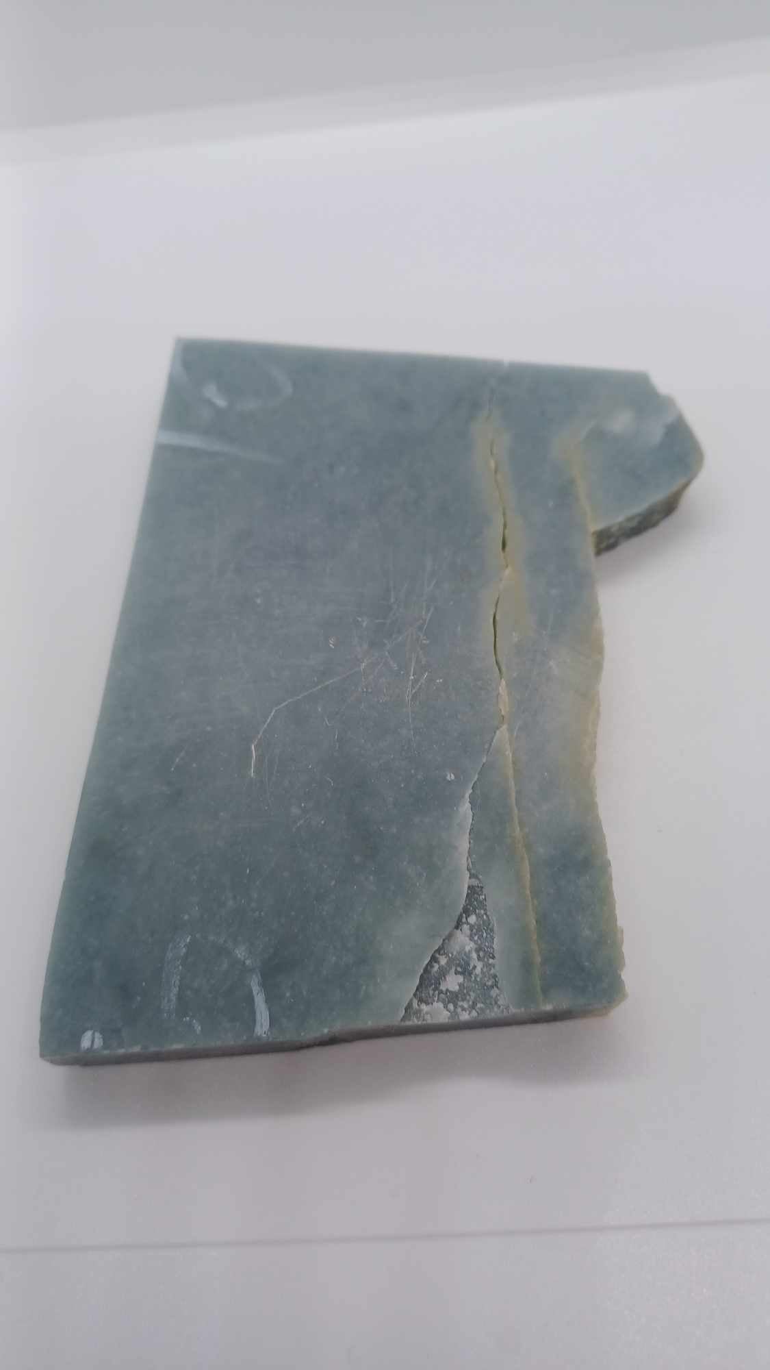 Medium Blue Jadeite Slabs - 263g - High Translucency