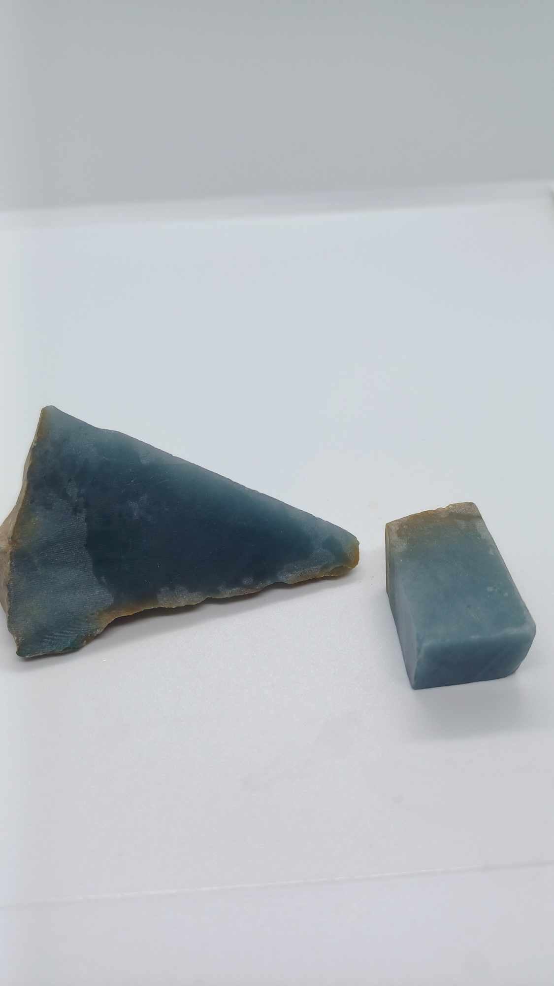 Dark Blue Jadeite - Two piece 64g - High Translucency